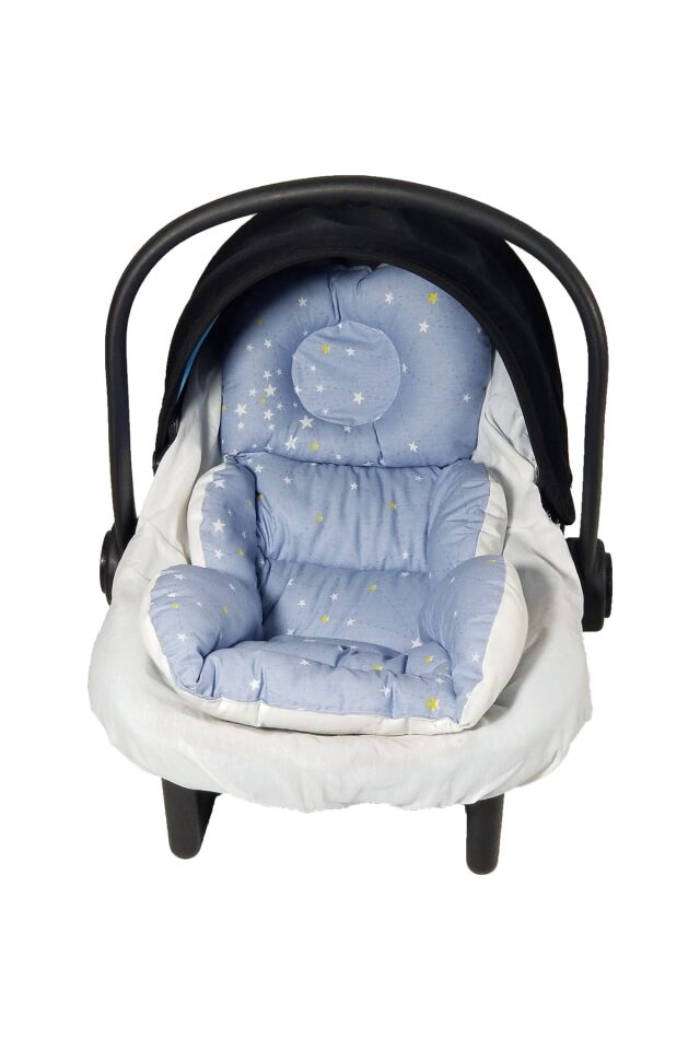 Babynest Puset Örtüsü Ortopedik Puset Minderi Ve Araba Minderi Emzirme Örtüsü 10 Lu Set